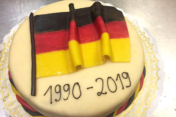 Fondanttoret zum Jubiläum