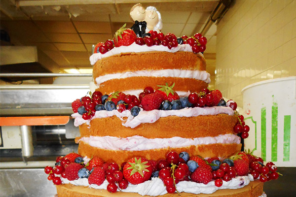 Hochzeitstorte - Naked Cake